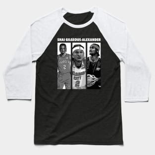 Shai Gilgeous-Alexander Basketball 2 Baseball T-Shirt